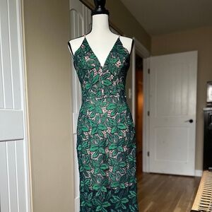 Dress the Population Green Lace Dress